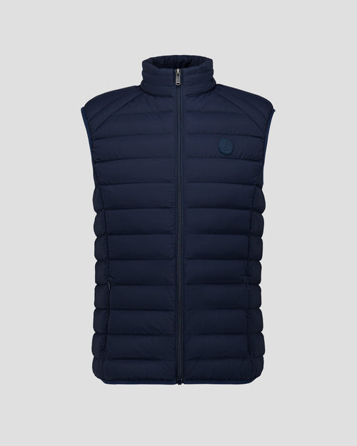 Navy Arafo stretch sleeveless puffer jacket - JOTT UK - 2