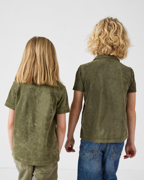 Terry Army Towelling polo shirt - JOTT UK - 4