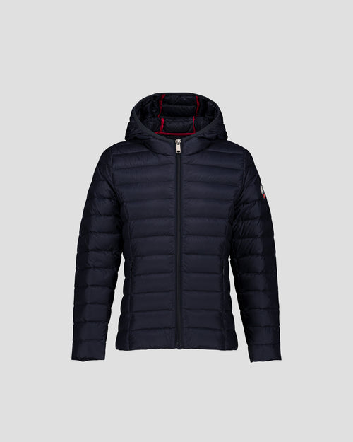 Navy Hooded down jacket Carla - JOTT UK - 2