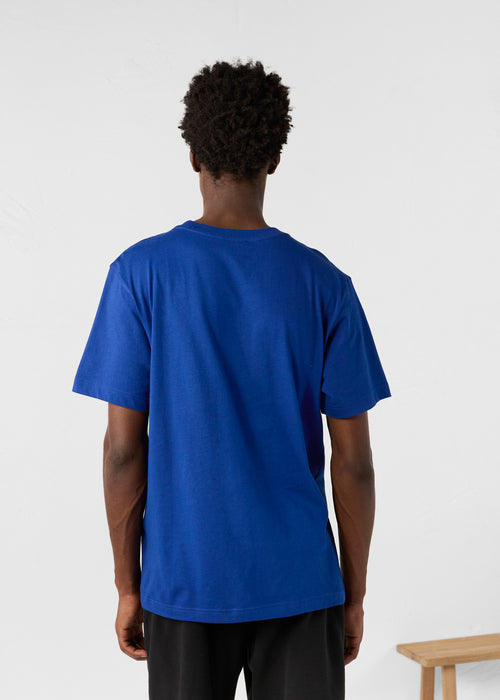 Round-neck Tshirt Cobalt blue Petro - JOTT UK - 4