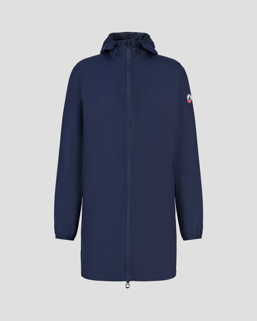 Oban long waterproof jacket with hood Navy - JOTT UK - 2