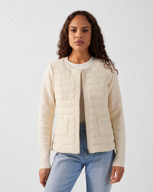 Clay Almeria lightweight bi-fabric puffer jacket - JOTT UK - 3