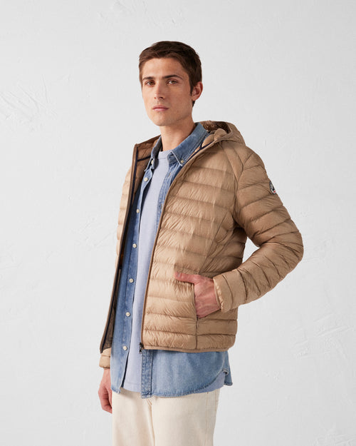 Beige Lightweight down jacket Nico - JOTT UK - 2