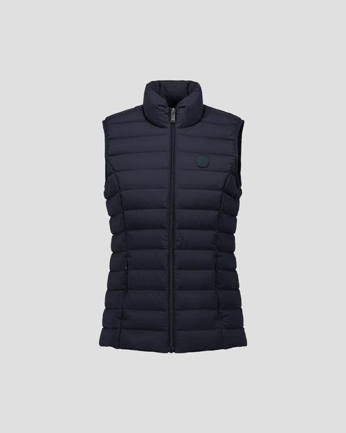 Navy Grenada stretch sleeveless puffer jacket - JOTT UK - 2