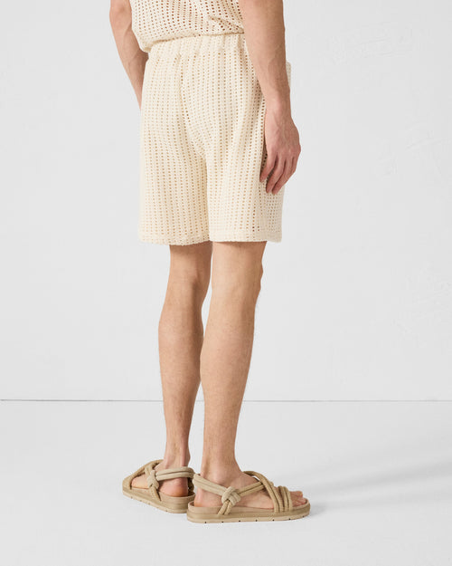 Natural cotton knit shorts Vittorio - JOTT UK - 4