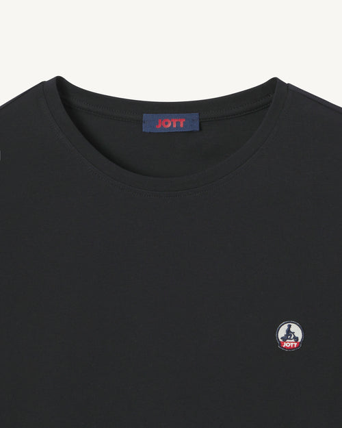 Black Pietro organic cotton T-shirt - JOTT UK - 5
