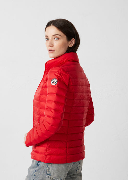 Light down jacket Carmine red Cha - JOTT UK - 4