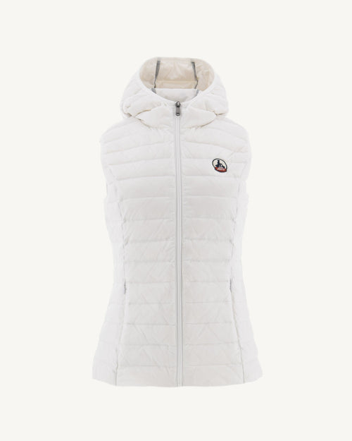 Light sleeveless down jacket White Mali - JOTT UK - 3