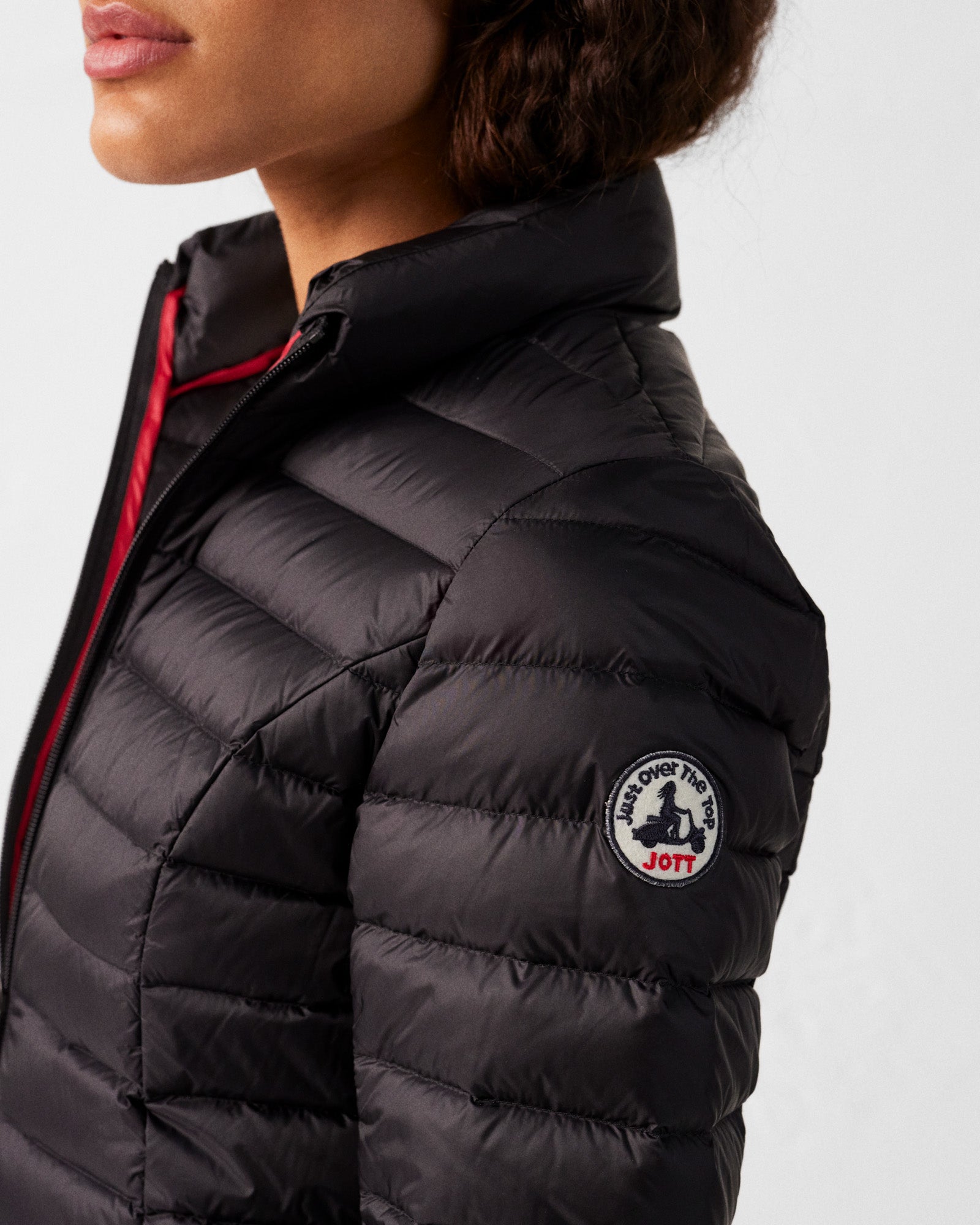 正規品　JOTT Doudou Light Weight Down Jacket Lightweight down jacket Black Cha – JOTT UK