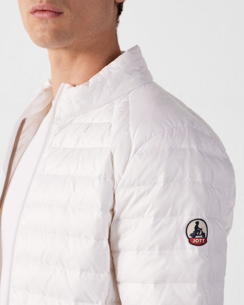 White Lightweight down jacket Mat - JOTT UK - 5