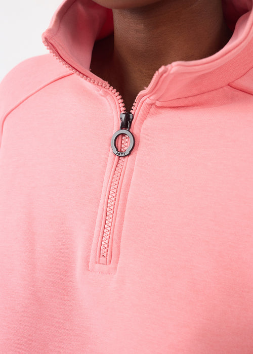 Half-zip sweatshirt Vibrant fuchsia Line - JOTT UK - 5