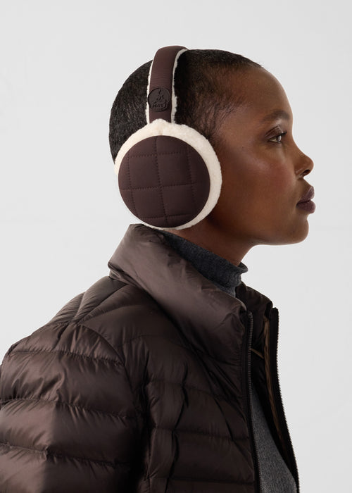 Earmuffs black coffee Fuzzy - JOTT UK - 2