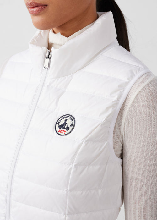 Lightweight Sleeveless Down Jacket White Seda - JOTT UK - 5