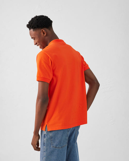 ALVARO cotton polo shirt Flame red - JOTT UK - 4