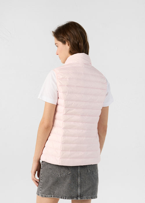 Lightweight sleeveless down jacket Petal pink Seda - JOTT UK - 4