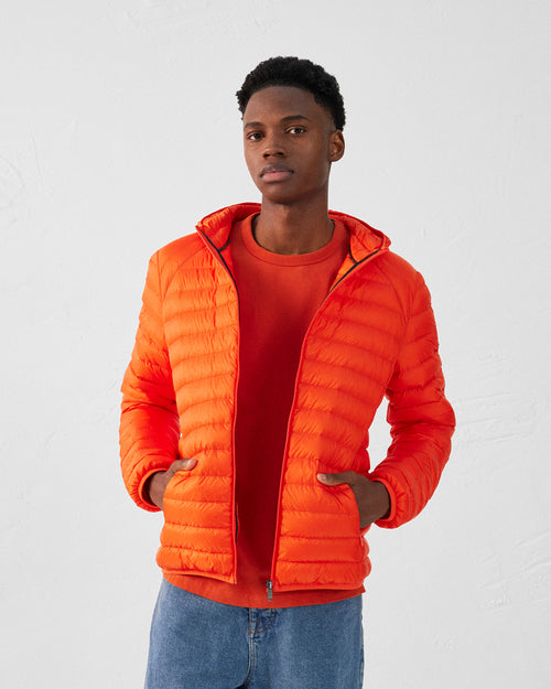 Flame red Lightweight down jacket Nico - JOTT UK - 3