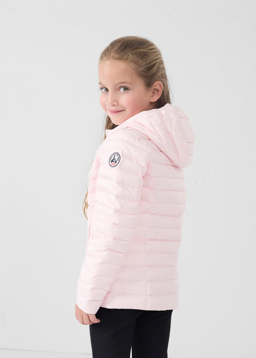 Lightweight hooded  jacket Petal pink Carla - JOTT UK - 4