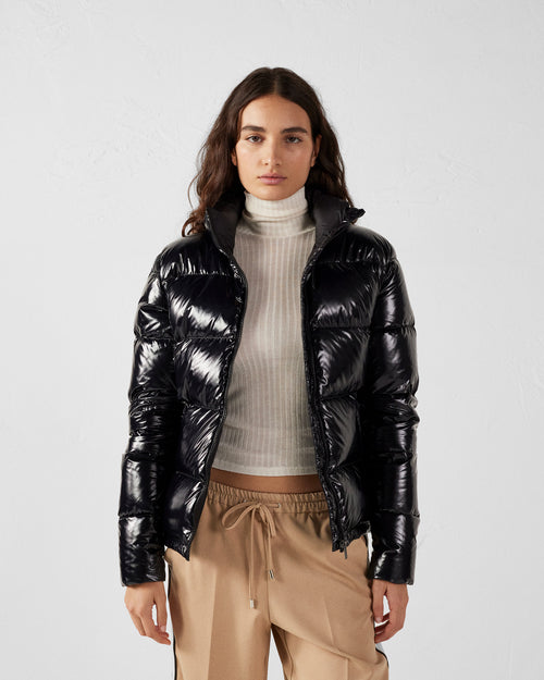 Grand Froid Black Cardiff lacquered down jacket - JOTT UK - 5