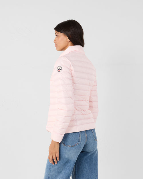 Petal rose Cha lightweight puffer jacket - JOTT UK - 4