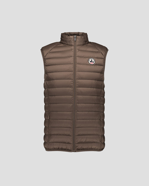 Taupe Sleeveless down jacket Tom - JOTT UK - 3