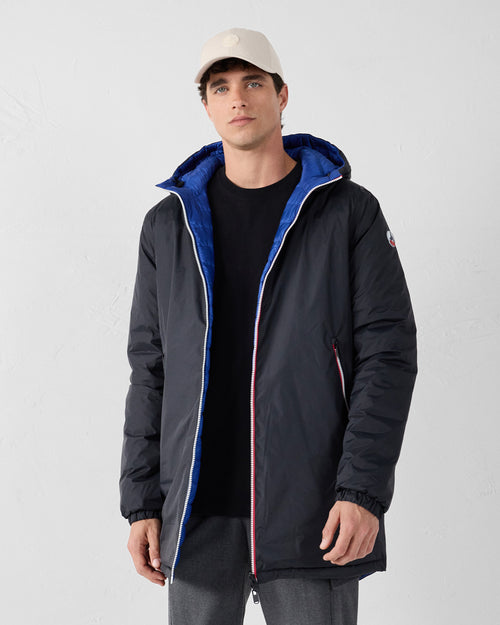 Long reversible jacket Black/cobalt blue Assen - JOTT UK - 2