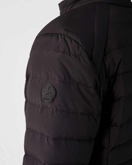Black Aragon lightweight stretch puffer jacket - JOTT UK - 4