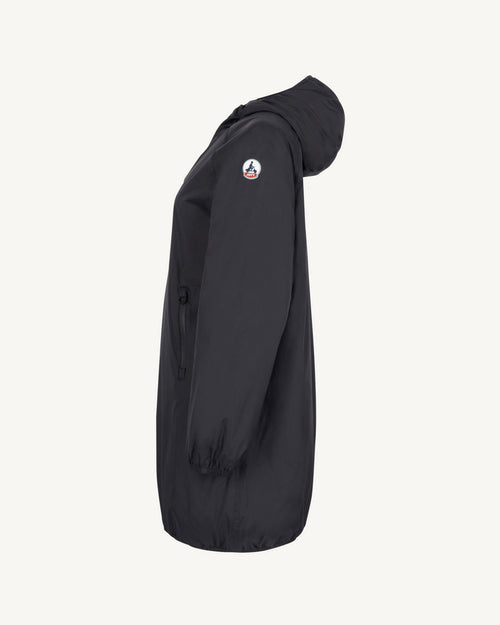 Glendale Polar fleece-lined long waterproof jacket Black - JOTT UK - 2