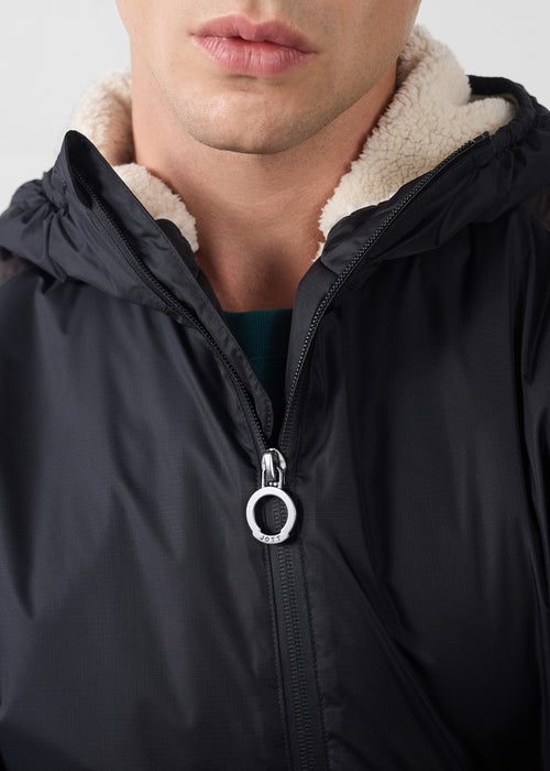 Raincoat Long Black Hallin Sherpa - JOTT UK - 5