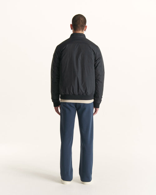 Black/Beige Reversible down jacket Bombay - JOTT UK - 4
