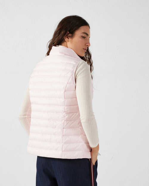 Petal rose Seda lightweight sleeveless puffer jacket - JOTT UK - 4