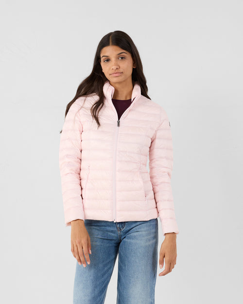 Petal rose Cha lightweight puffer jacket - JOTT UK - 3