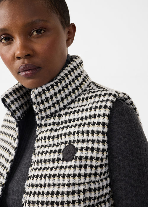 Sleeveless down jacket Natural/Black Salla multico - JOTT UK - 5