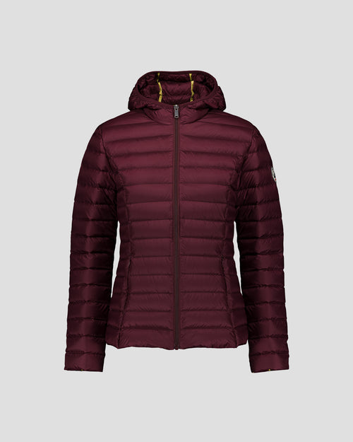Lightweight hooded down jacket Black Cherry Cloe - JOTT UK - 2