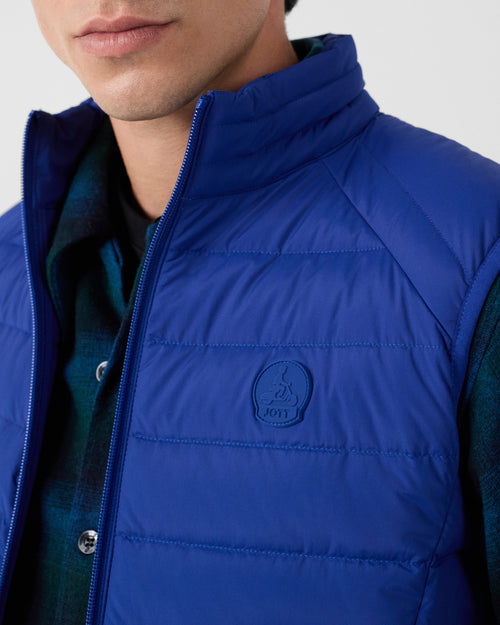 Cobalt Arafo stretch sleeveless puffer jacket - JOTT UK - 4