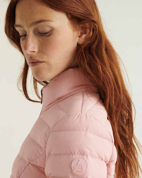Maia light stretch winter jacket Peach pink - JOTT UK - 3