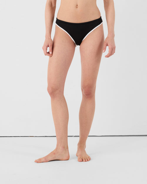Black neoprene bikini bottom Jisoo - JOTT UK - 4