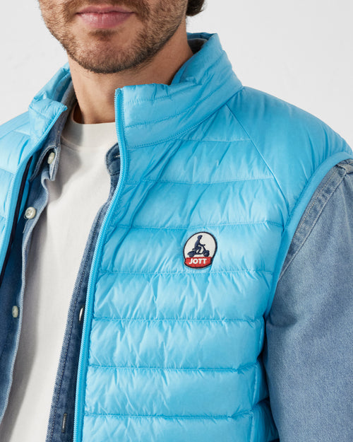 Light sleeveless down jacket Horizon blue Tom - JOTT UK - 5