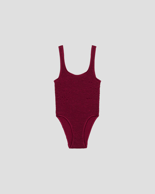 Red plum swimsuit Marina - JOTT UK - 2