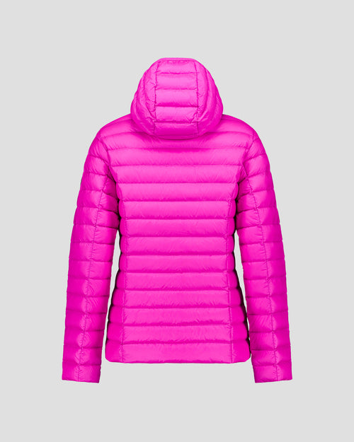 Lightweight hooded down jacket Electric pink Cloe - JOTT UK - 3