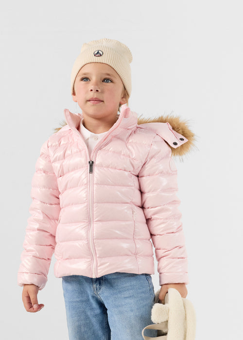 Down jacket Great cold Petal pink Olympe lacquered - JOTT UK - 3