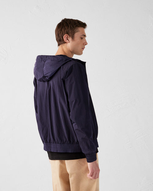 Navy Storm windproof jacket with hood - JOTT UK - 4