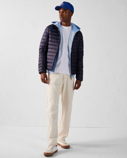 Navy Lightweight down jacket Mat - JOTT UK - 2