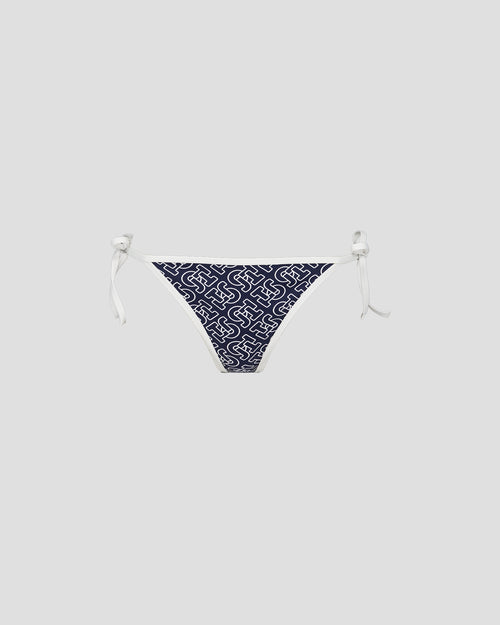 Mono navy brazilian bikini bottom Maddie monogram - JOTT UK - 3