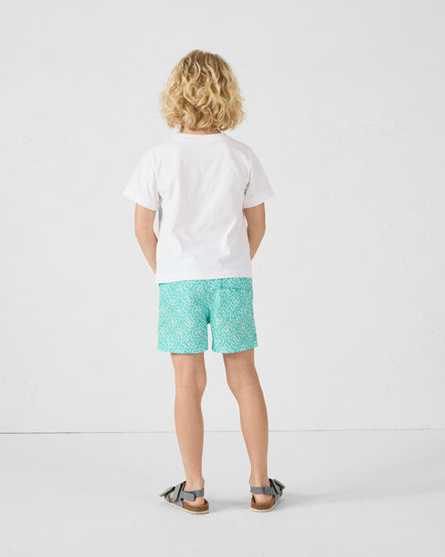 Swimsuit Mono lagoon Mimosa Monogram - JOTT UK - 4