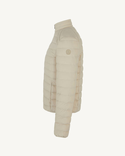 Beige Aragon lightweight stretch puffer jacket - JOTT UK - 3