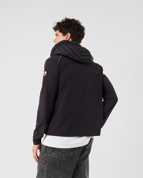 Bi-fabric down jacket Black Stride - JOTT UK - 4