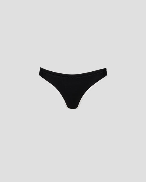 Black neoprene bikini bottom Jisoo - JOTT UK - 3