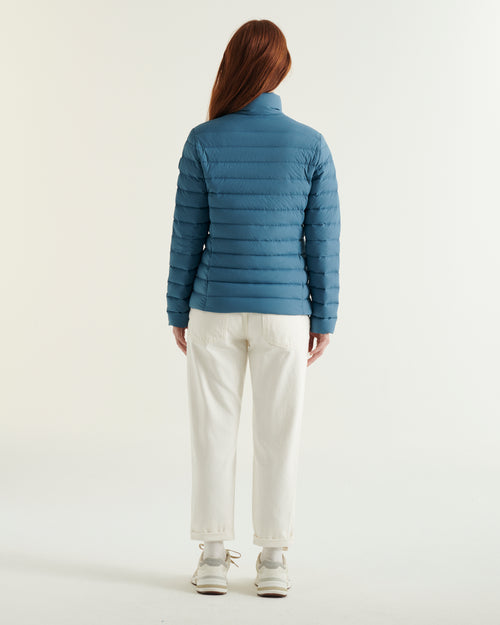 Maia light stretch winter jacket Blue jean - JOTT UK - 4