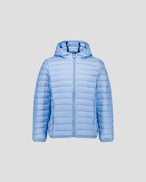 Light hooded down jacket Crystal blue Hugo - JOTT UK - 2