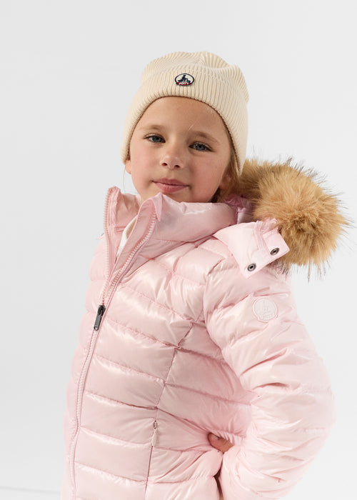 Down jacket Great cold Petal pink Olympe lacquered - JOTT UK - 5